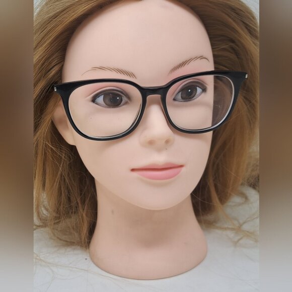 Saint Laurent Paris Women's Glasses Frames Black Square SL 38 001 52-16-140 - Picture 3 of 16